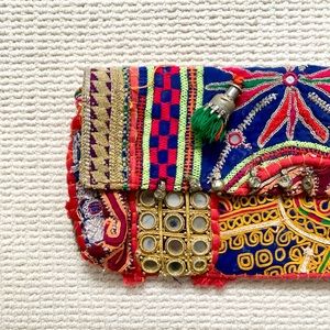 Vintage Indian Handmade Clutch Bag
